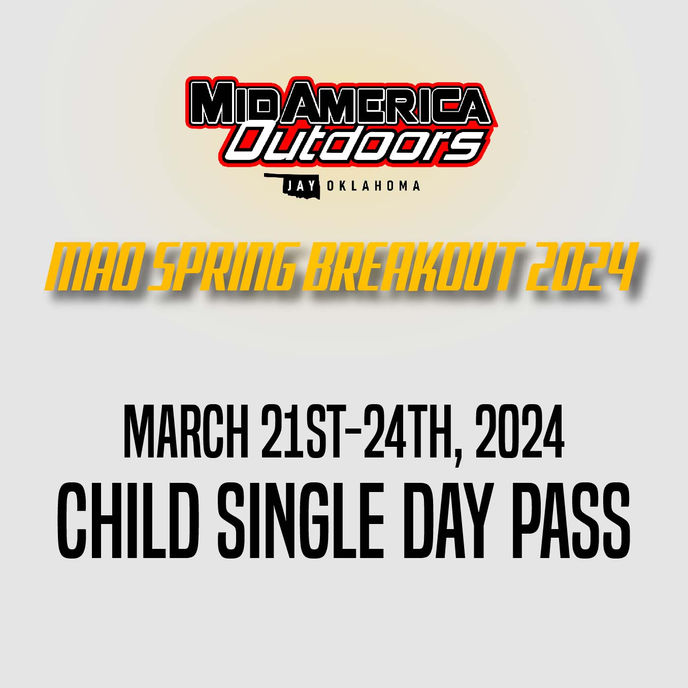 Child Single Day: 2024 March 21st- 24th